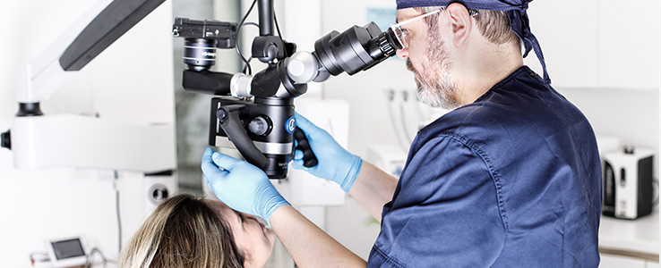 Uso del microscopio in clinica